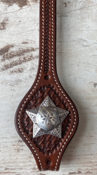 Star Windrose Concho antik 1 1/2